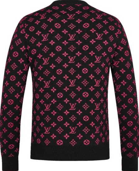 lv pink sweater